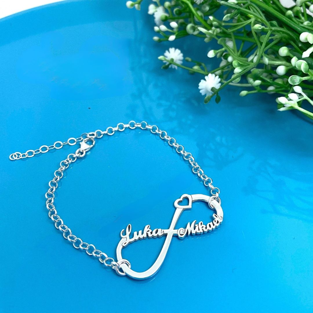 PULSERA INFINITO Y NOMBRES