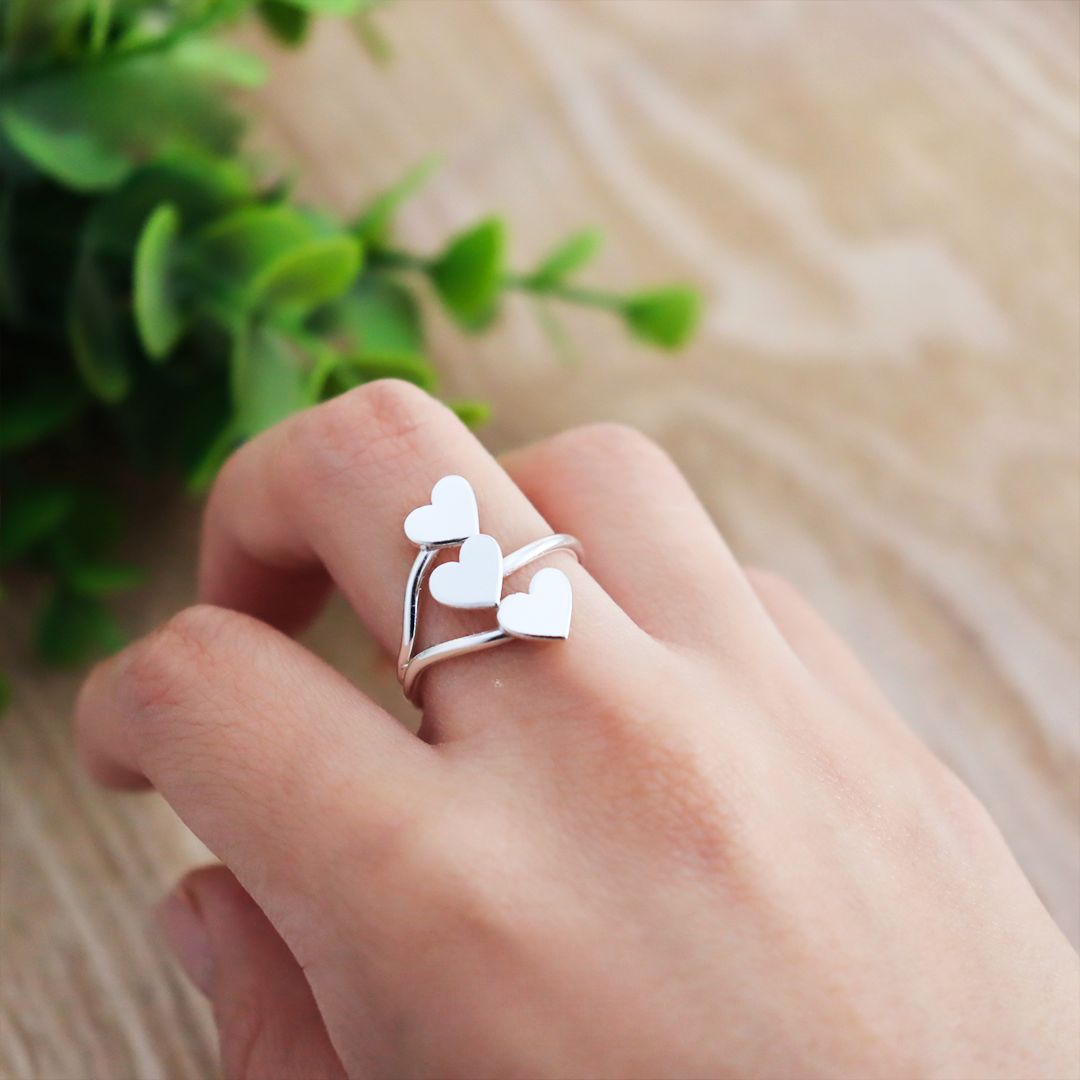 ANILLO 3 CORAZONES