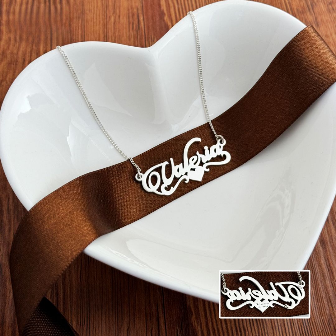 COLLAR NOMBRE Y CORAZON BASE