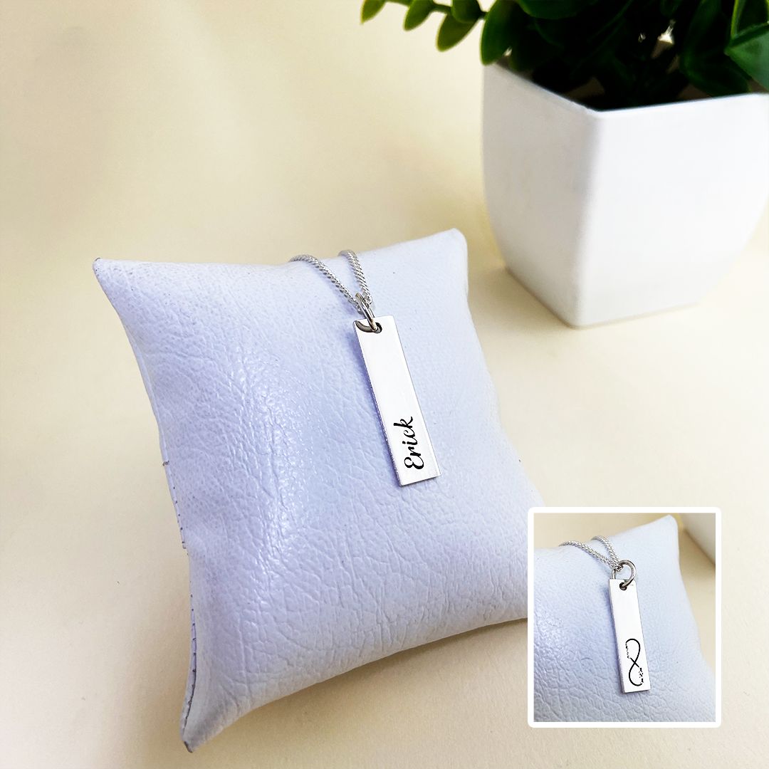 COLLAR PLACA RECTANGULAR