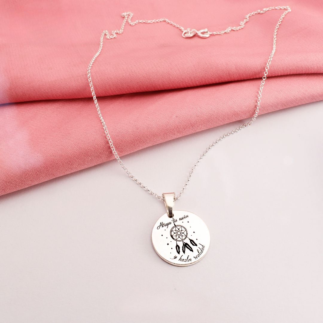 COLLAR ATRAPA SUEÑOS CIRCULAR