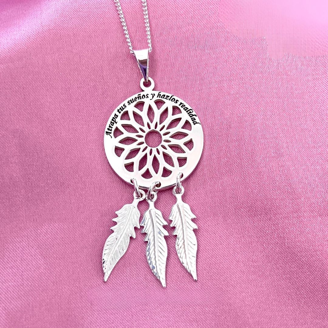 COLLAR ATRAPA SUEÑOS CIRCULAR