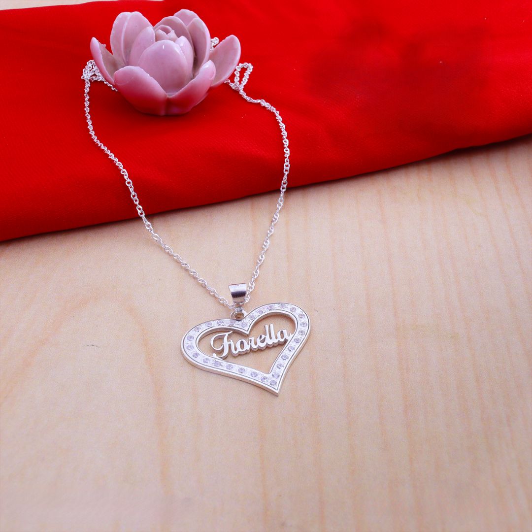 COLLAR CORAZON BRILLANTE