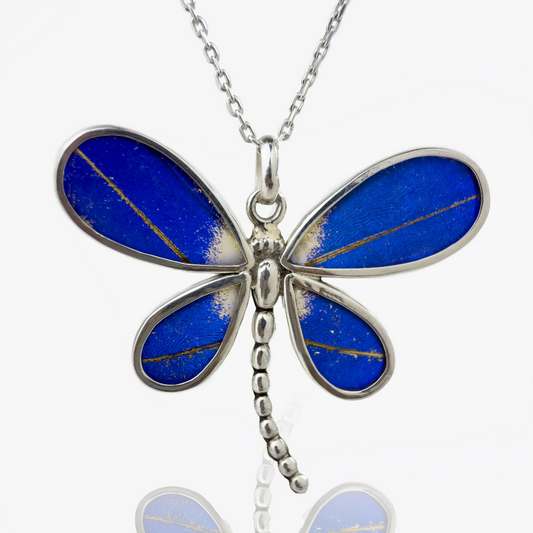 COLLAR LIBELULA BLUE