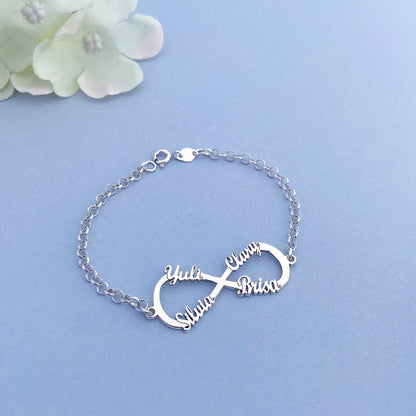 PULSERA INFINITO Y NOMBRES