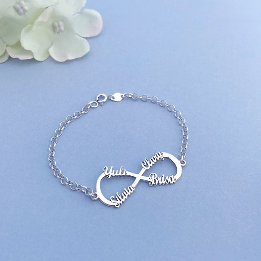PULSERA INFINITO Y NOMBRES