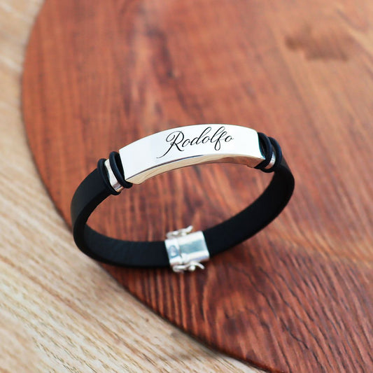 PULSERA DE CUERO PERSONALIZADO