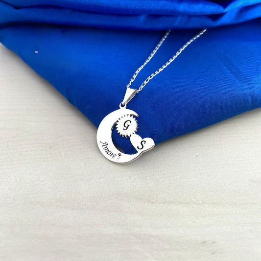 COLLAR AMOR SOL Y LUNA
