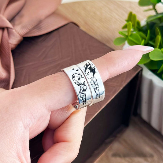 ANILLO DUO PERSONAJES