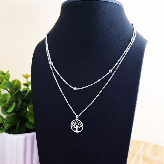 COLLAR DOBLE ARBOL DE LA VIDA