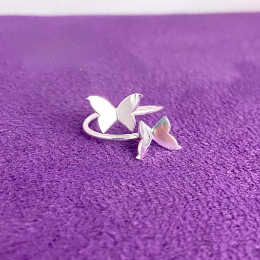 ANILLO DOBLE MARIPOSA