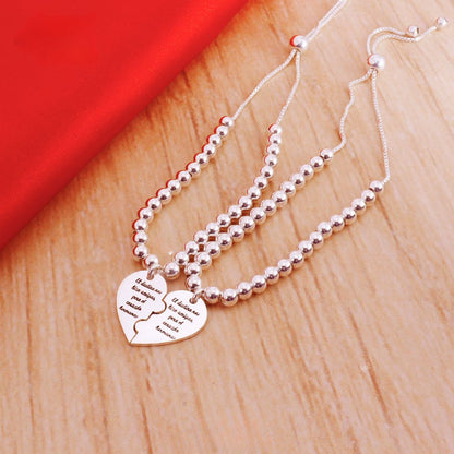 PULSERA DUO CORAZON PARTIDO