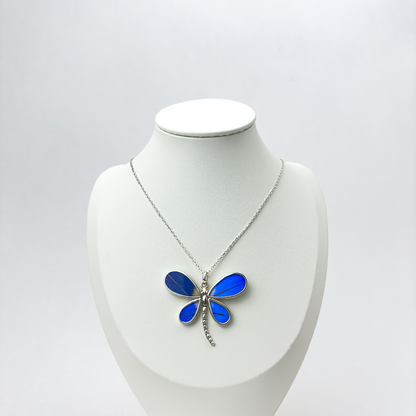 COLLAR LIBELULA BLUE