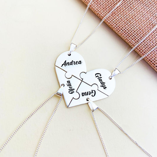 COLLAR CUATRO AMIGAS