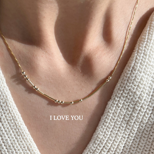 COLLAR NOMBRE EN CODIGO MORSE