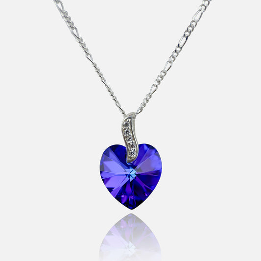 COLLARES CORAZÓN DE CRISTAL
