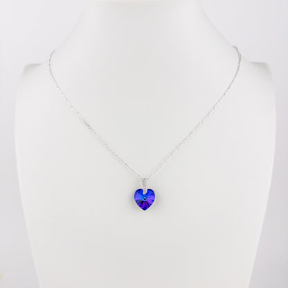 COLLAR CORAZÓN - OCÉANO